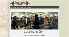 Desktop Screenshot of loprinzisgym.com