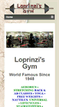 Mobile Screenshot of loprinzisgym.com
